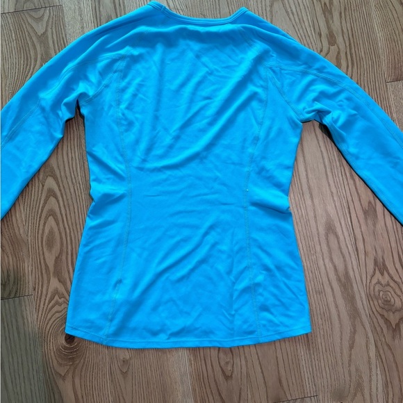 North Face Bright Blue Sporty Long Sleeve Top - Picture 4 of 8